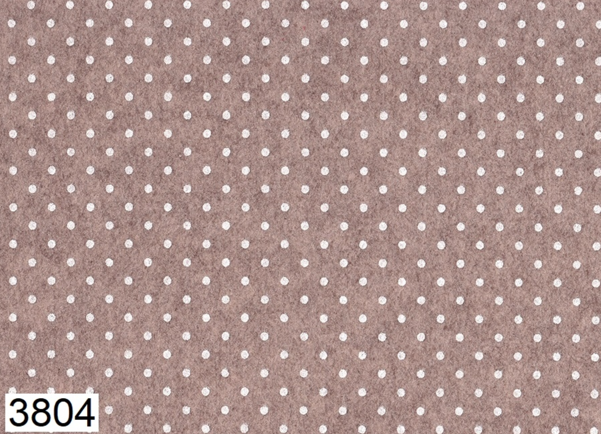 Pannolenci stampato POIS - 45x50 cm - Tortora