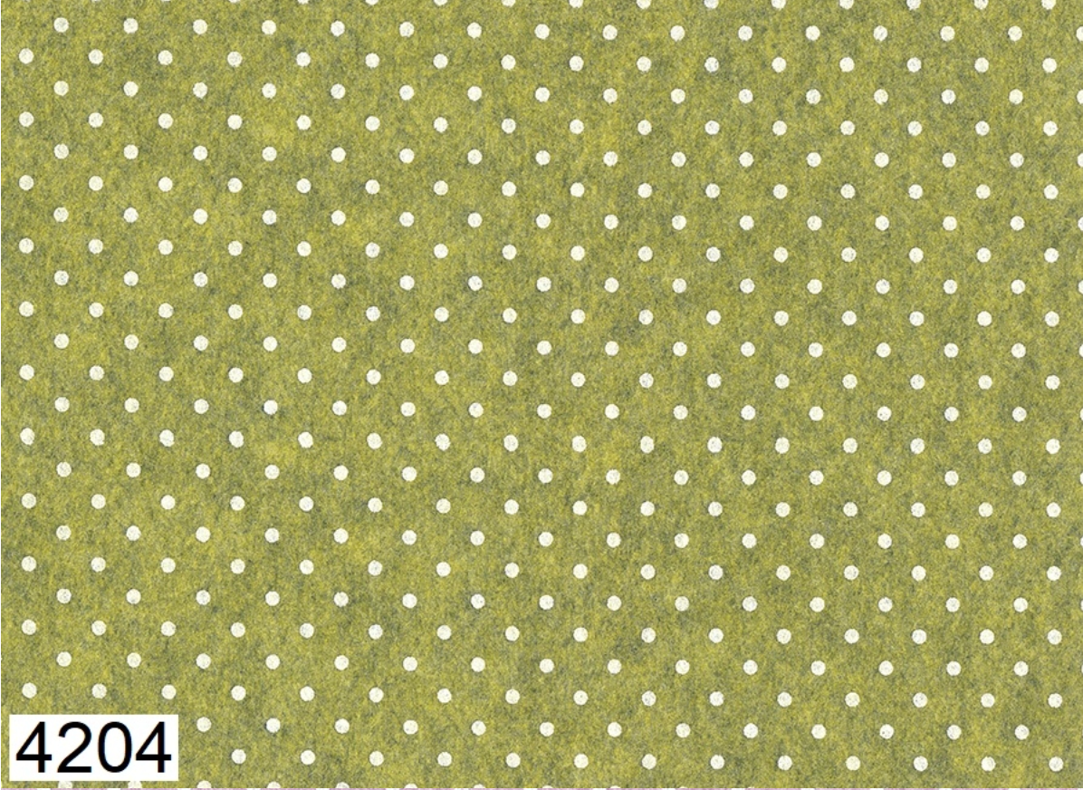 Pannolenci stampato POIS - 45x50 cm - Verde Muschio
