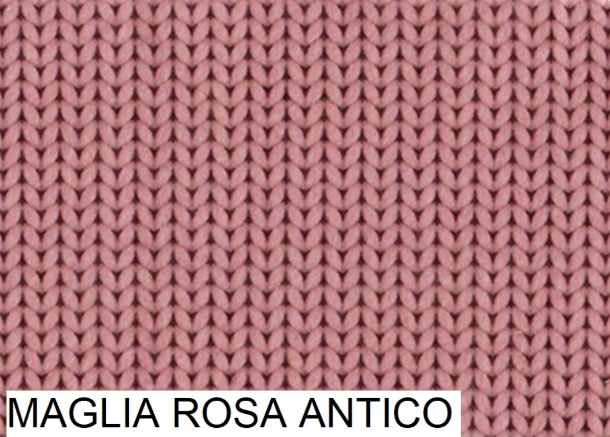 Pannolenci stampato maglia - Rosa ANTICO- 50x45 cm