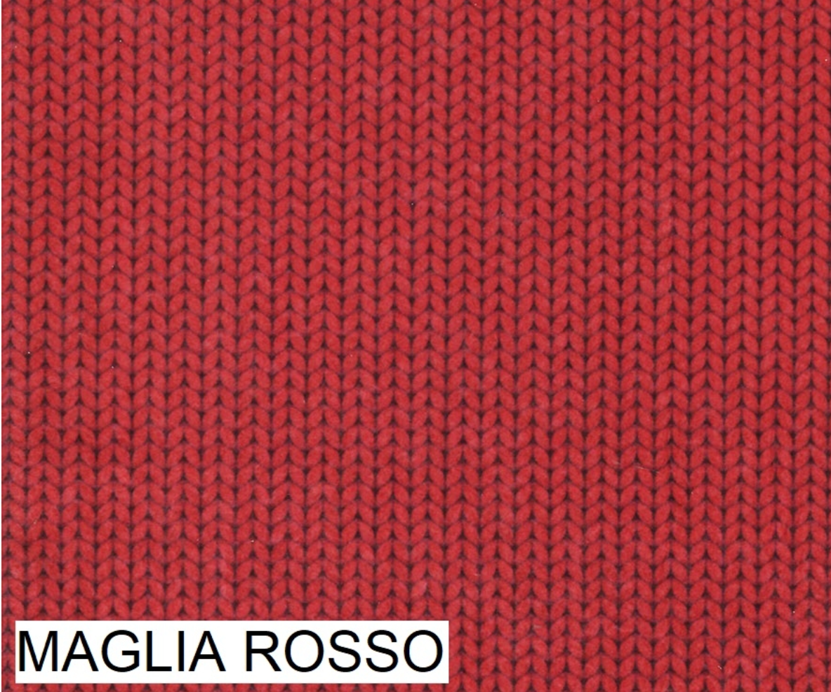 Pannolenci stampa Maglia - Rosso - 50x45 cm