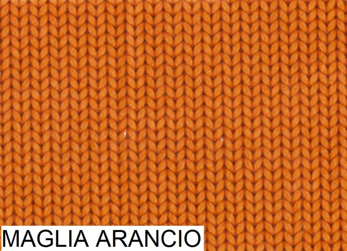 Pannolenci stampato maglia - Arancio - 50x45 cm