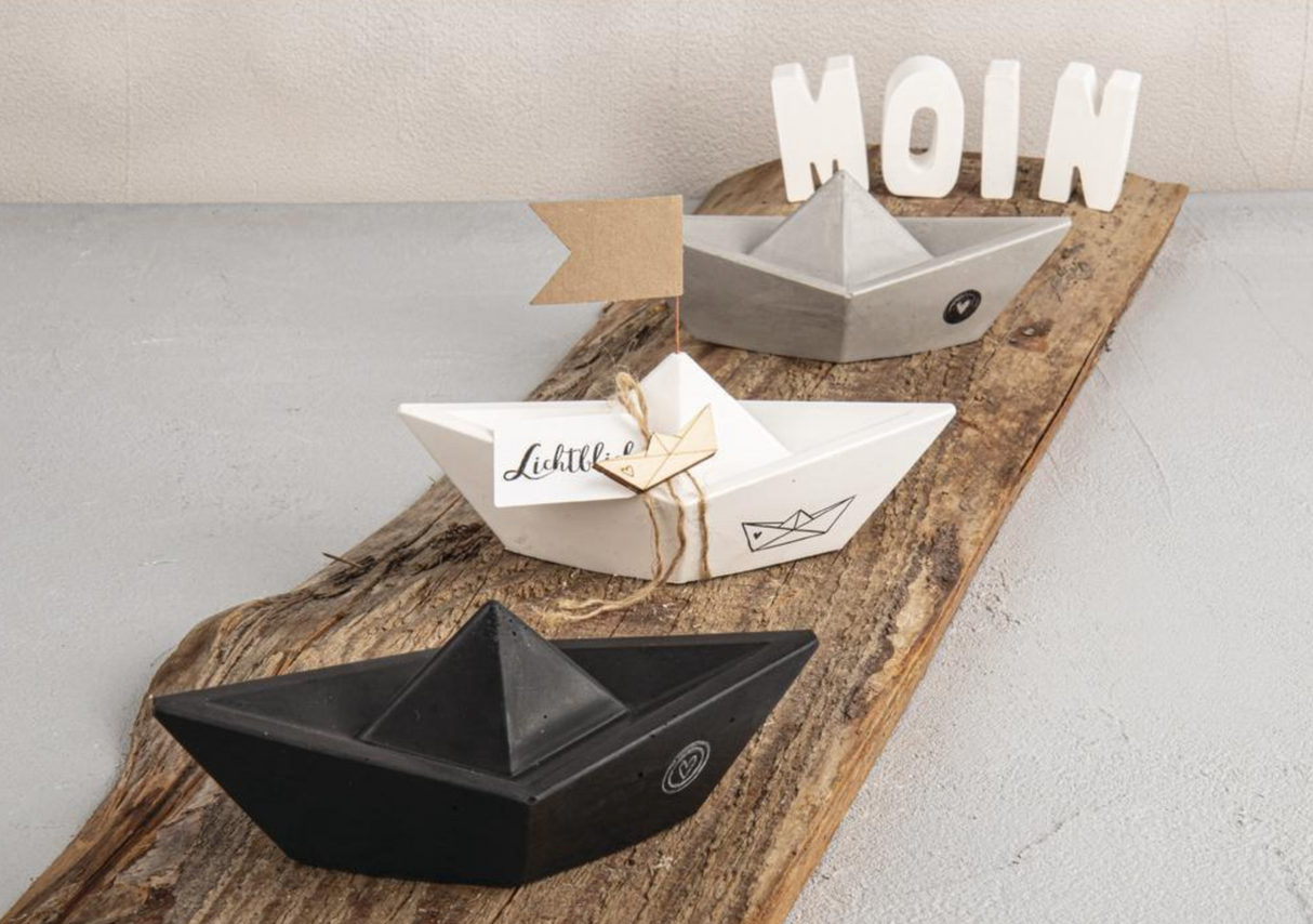 Stampo in silicone Barchette Origami3 dimensioni