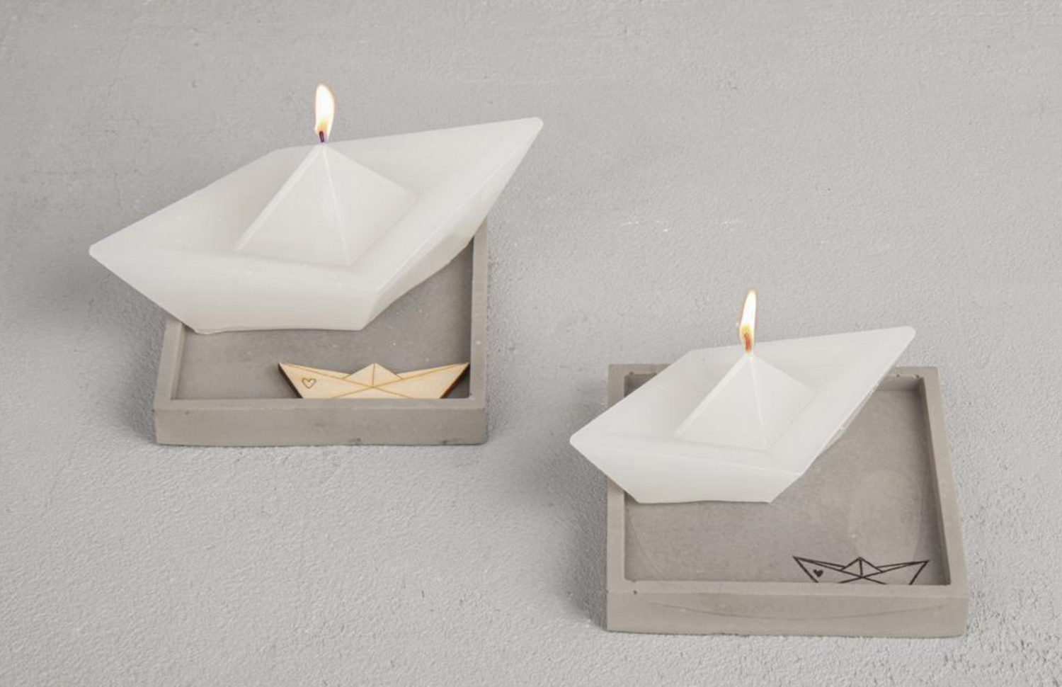 Stampo in silicone Barchette Origami3 dimensioni