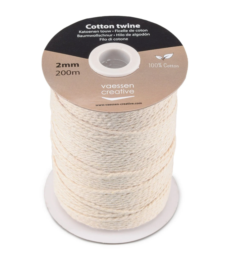 Spago di cotone Naturale 2mmx200m