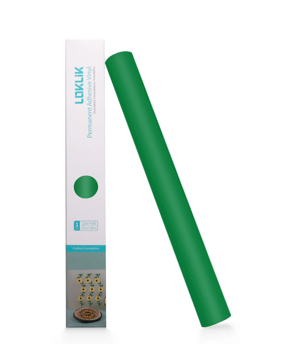 LOKLiK • Vinile permanente adesivo Matte Verde 30,5x180cm