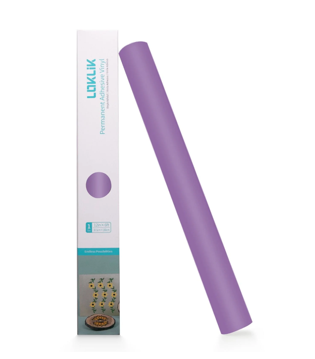 LOKLiK • Vinile permanente adesivo Matte Lavanda 30,5x180cm