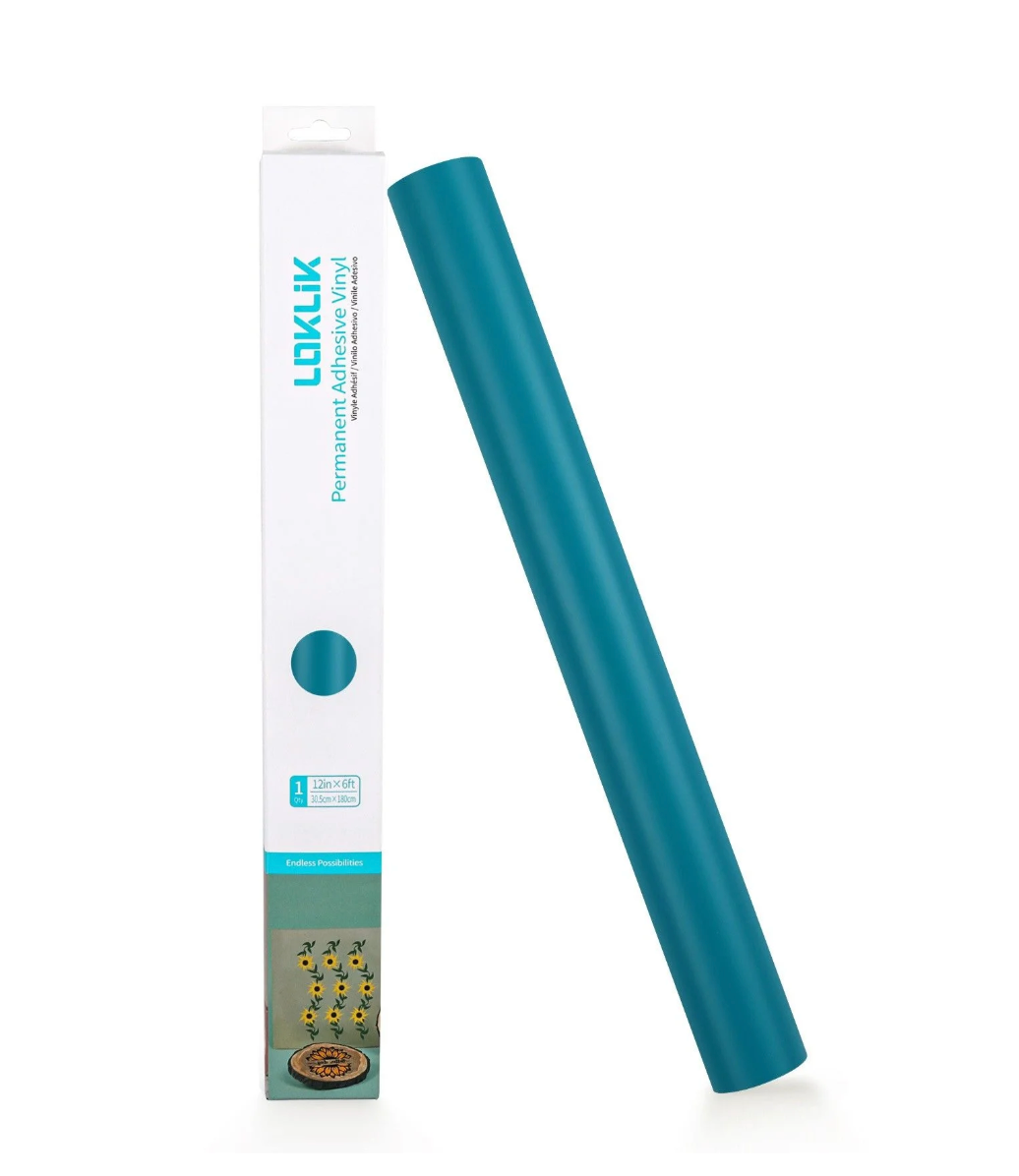 LOKLiK • Vinile permanente adesivo Matte Ottanio 30,5x180cm