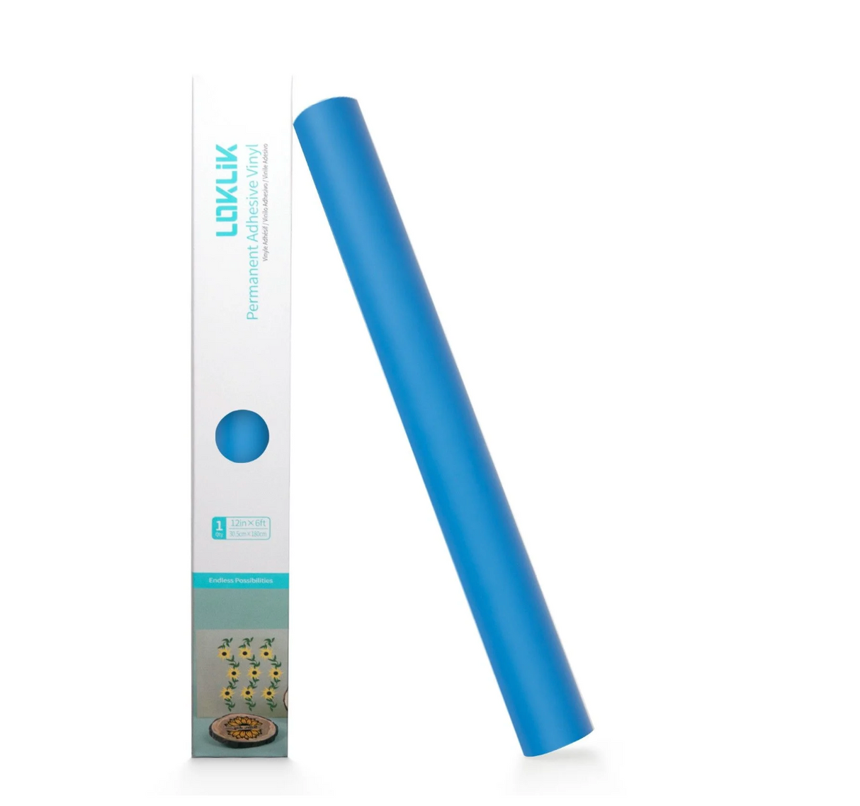 LOKLiK • Vinile permanente adesivo Matte Azzuro Chiaro 30,5x180cm