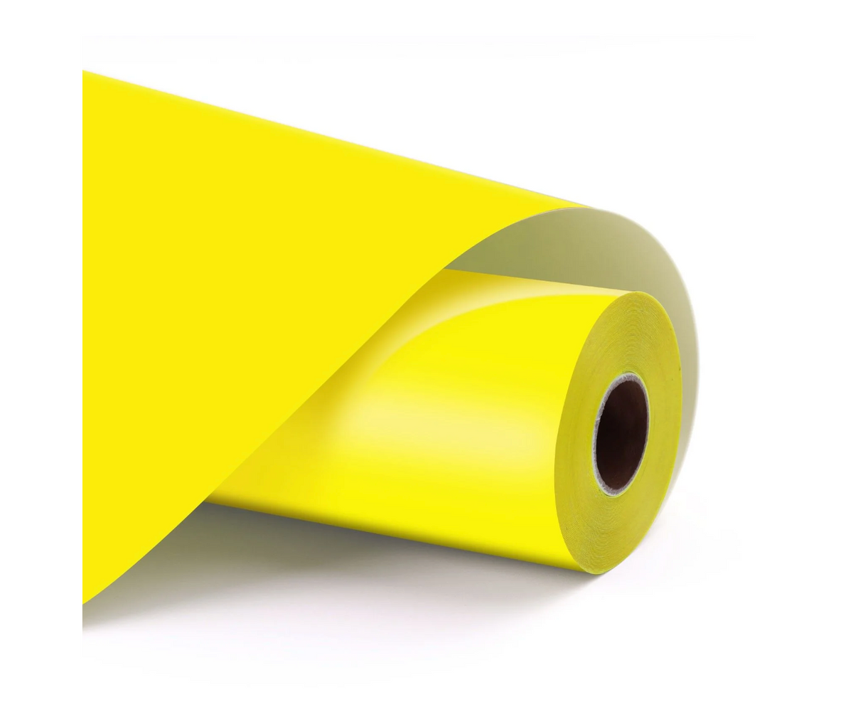 LOKLiK • Vinile permanente adesivo Matte Giallo Limone 30,5x180cm