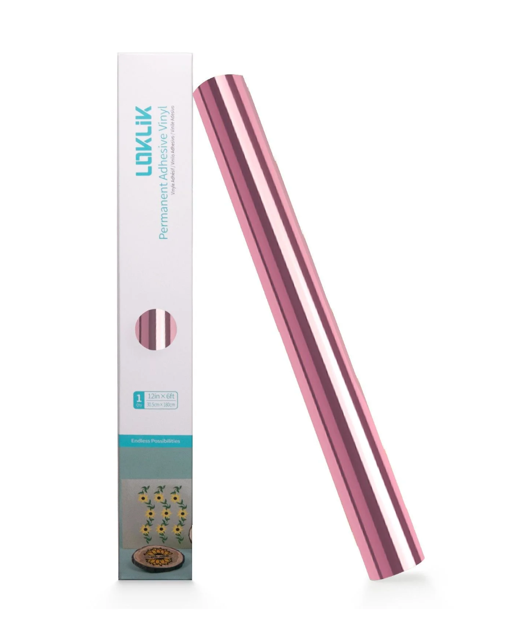 LOKLiK • Vinile Mirror Metallico Oro Rosa 30,5x180cm