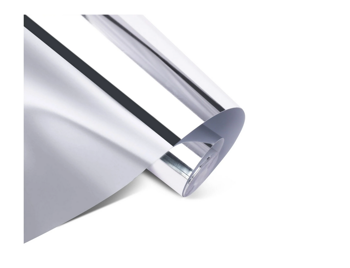 LOKLiK • Vinile Mirror Metallico Argento 30,5x180cm