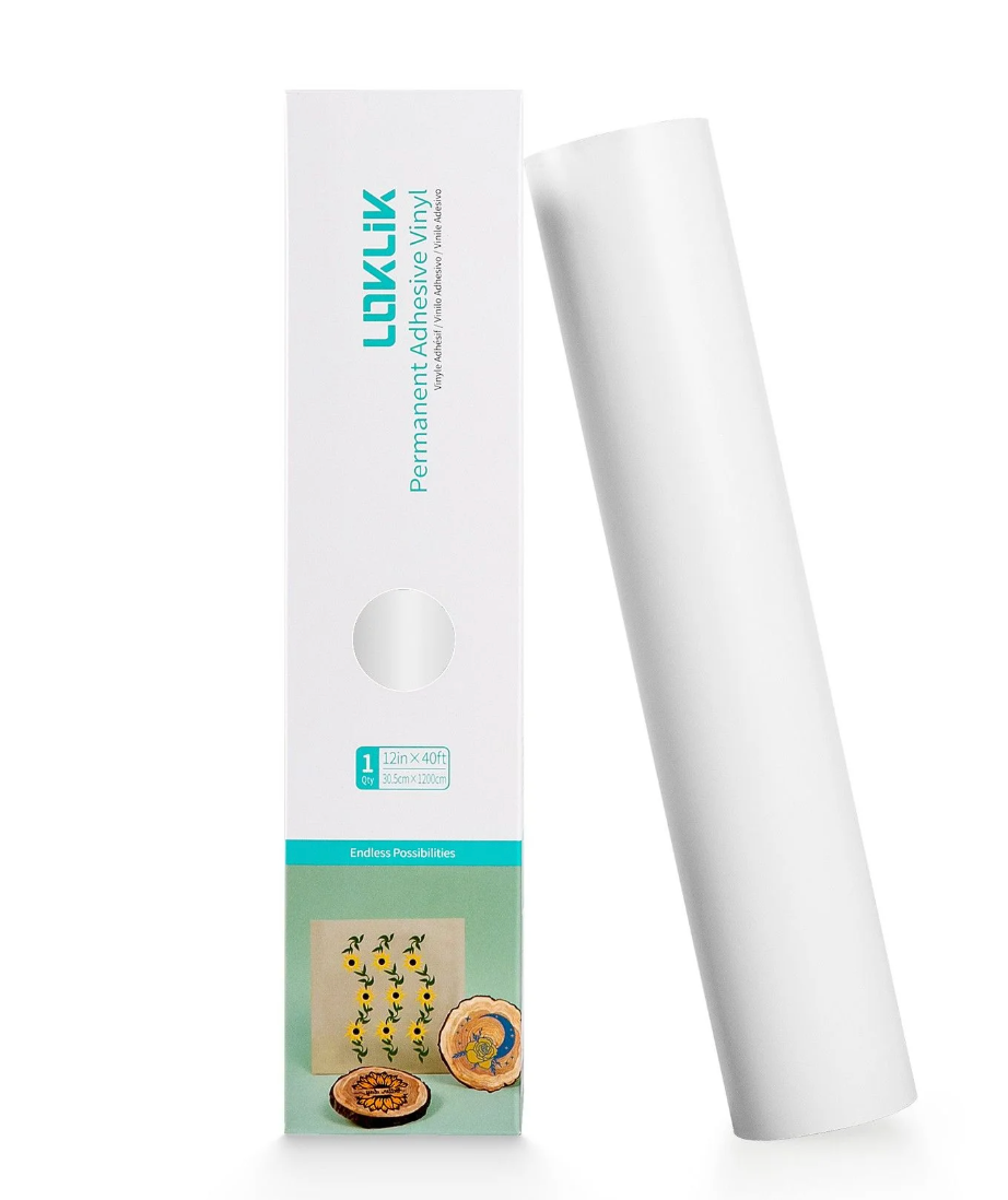 LOKLiK • Vinile permanente adesivo Matte Bianco 30,5x12m