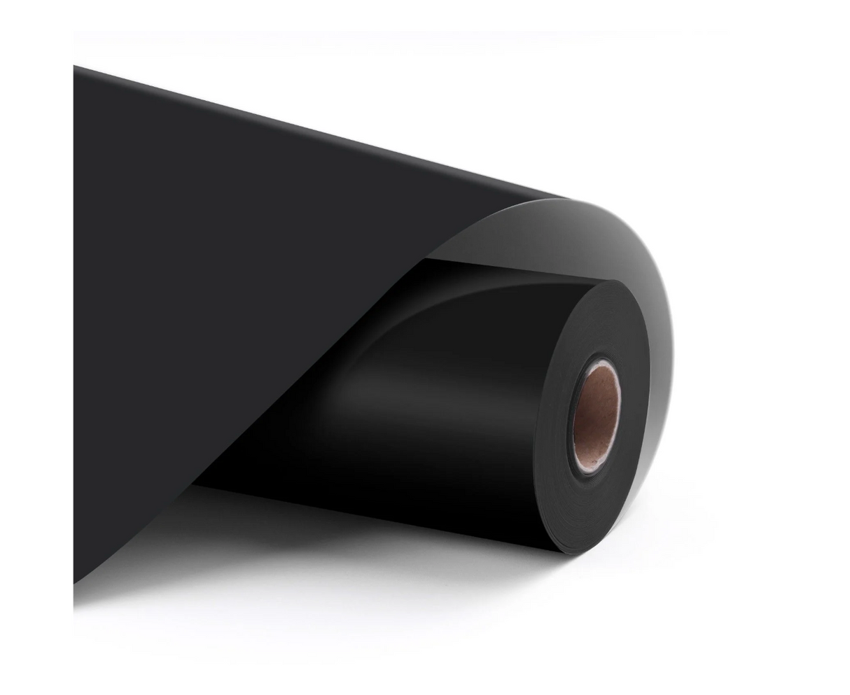 LOKLiK • Vinile permanente adesivo Matte Nero 30,5x180cm