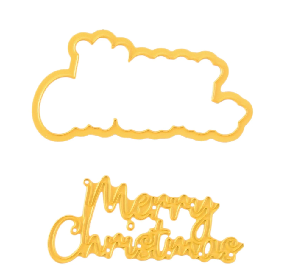 Nellie's Choice • Fustella metallica "Merry Christmas"