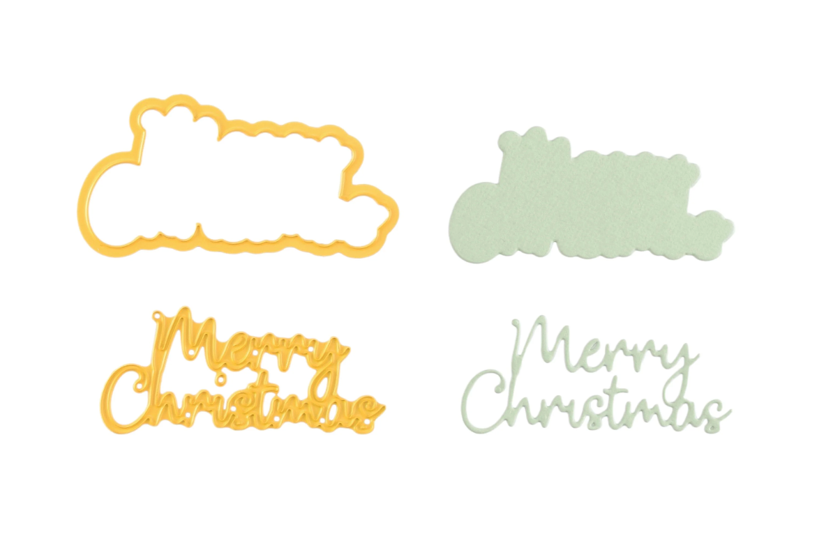 Nellie's Choice • Fustella metallica "Merry Christmas"