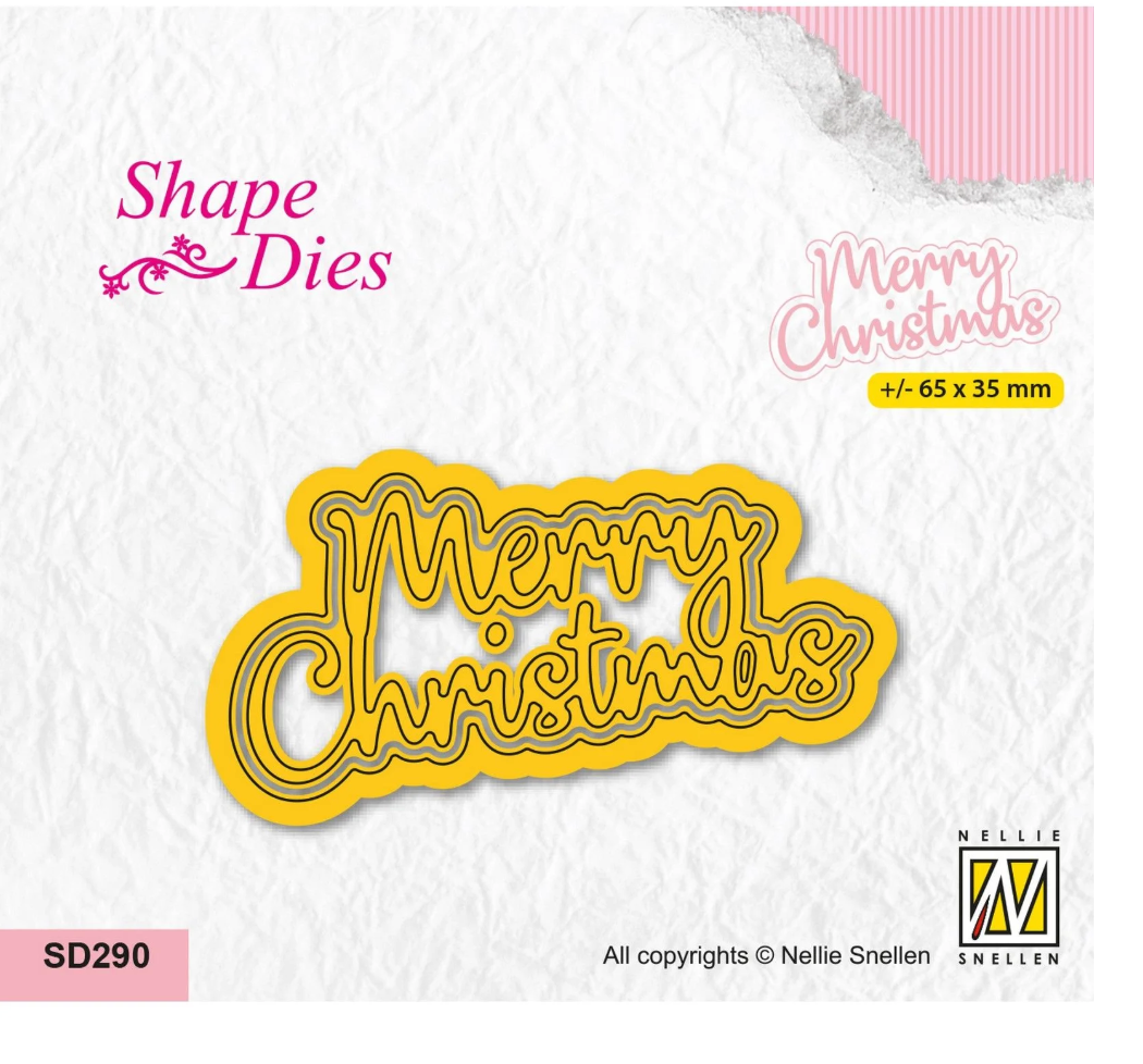 Nellie's Choice • Fustella metallica "Merry Christmas"