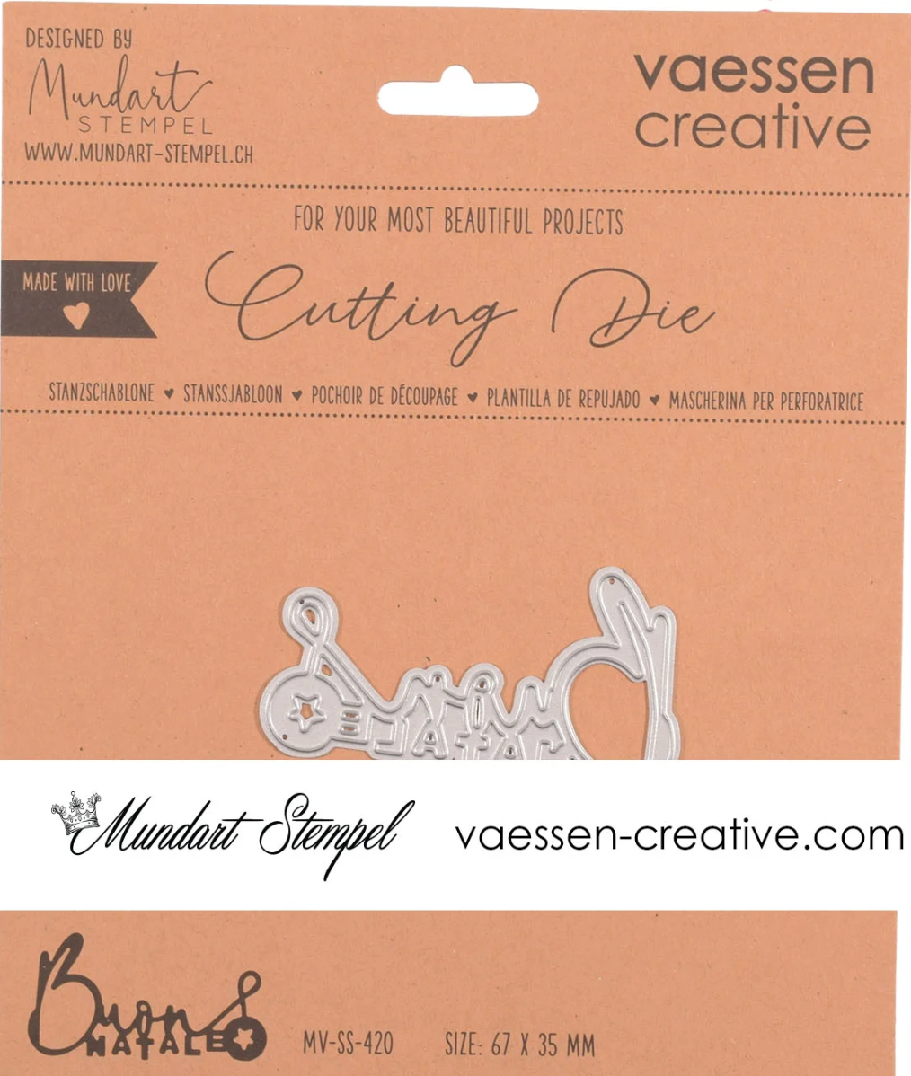 Fustella metallica "Buon Natale"