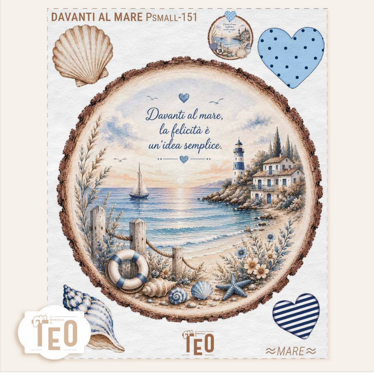 P-small151 Davanti al mare - 20x25 cm