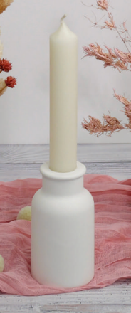 Stampo in silicone "Vaso alto III scanalato" - ca. 4,8x3,9x9,8 cm