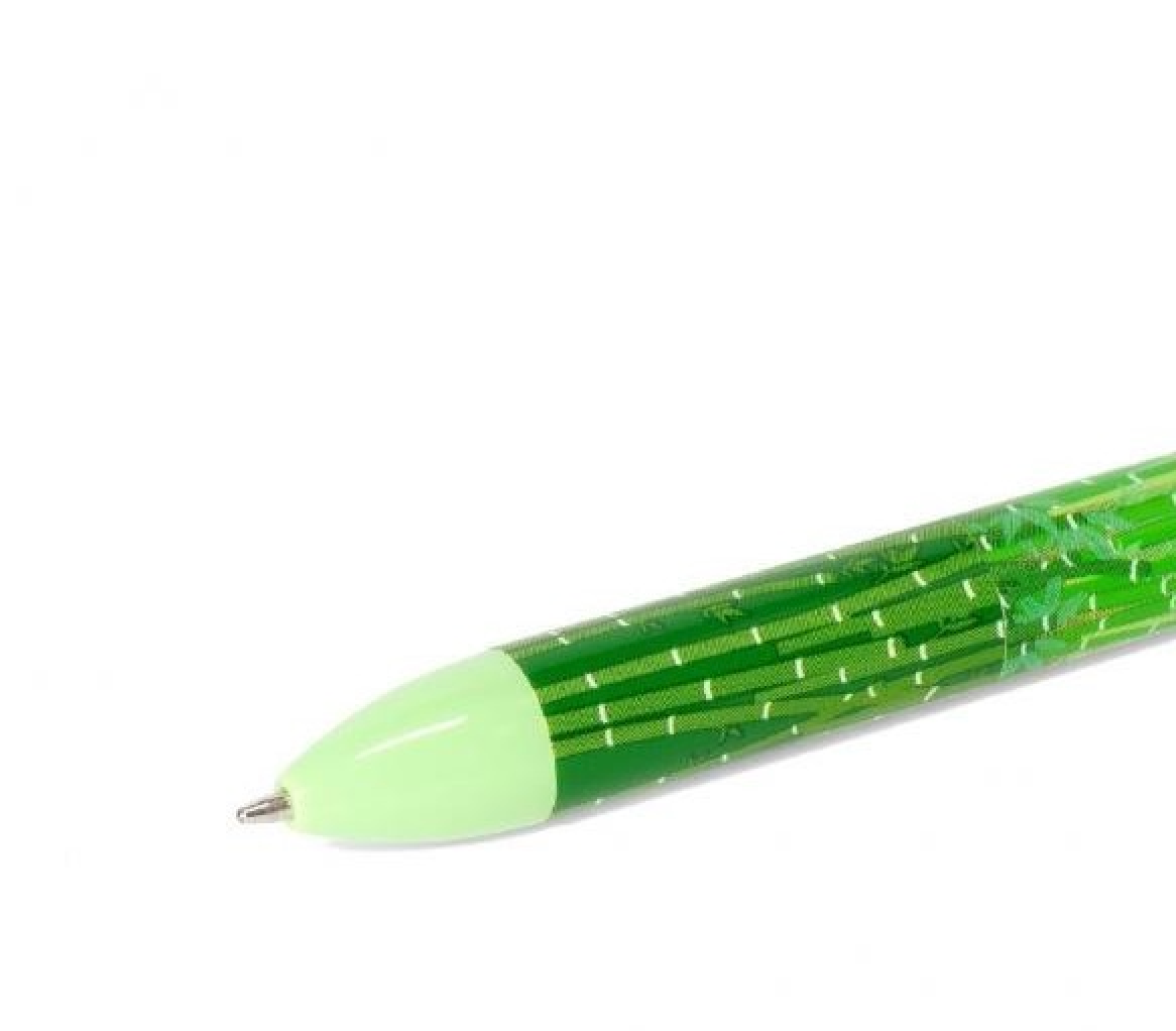 Penna a Due Colori - Click&Clack - Panda Verde