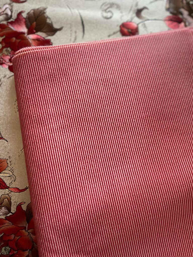 Pannolenci Teo Rosso Righe 50x40 cm