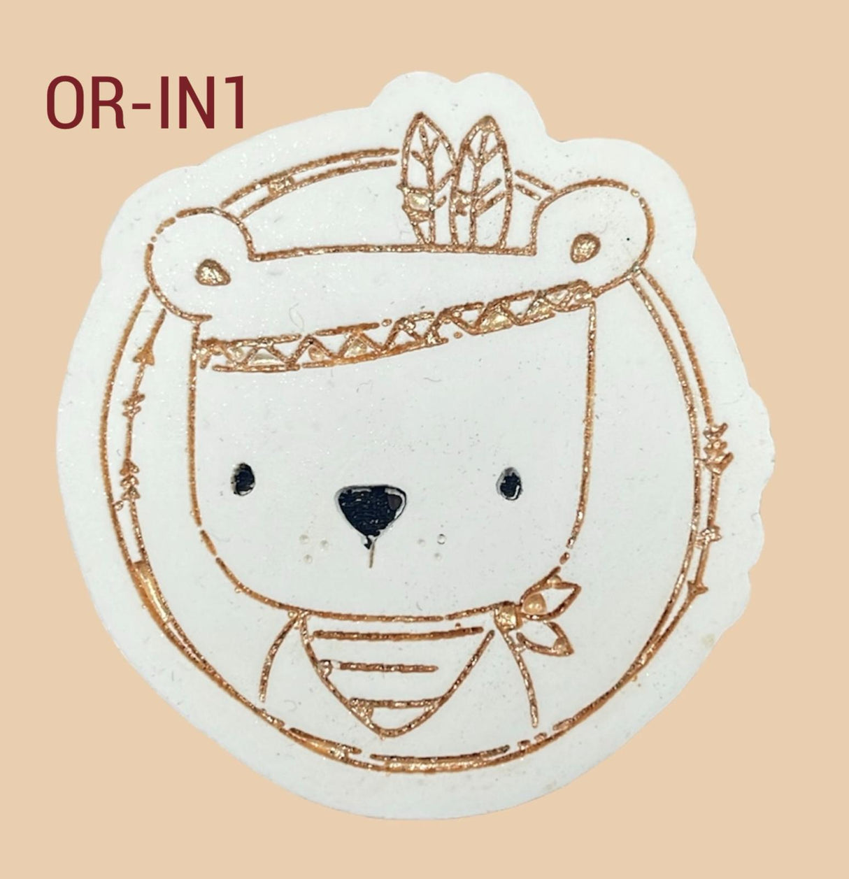 Tondo Orso Indiano