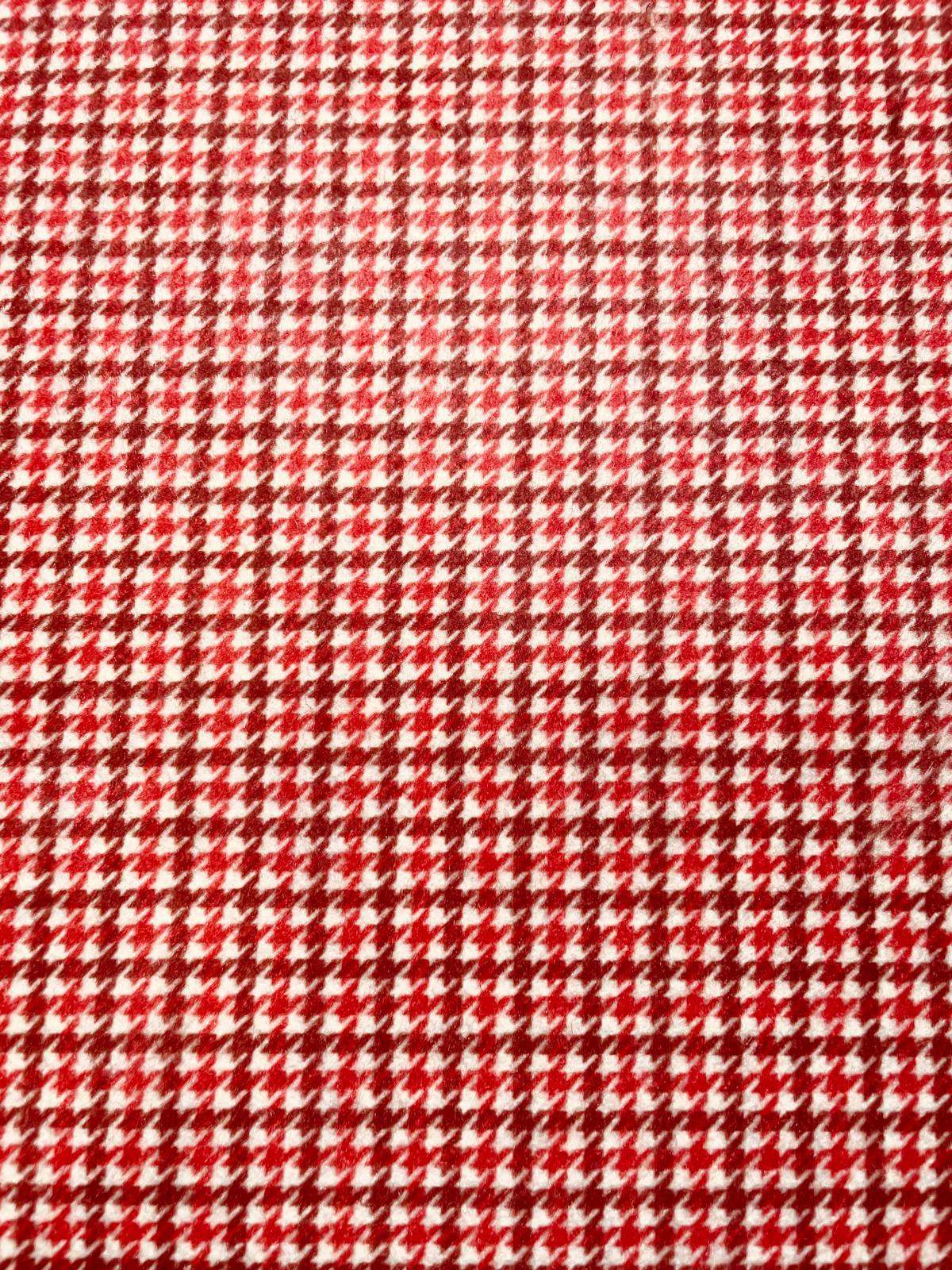 Pannolenci 50x40 cm Mini Pied De Poule - Rosso