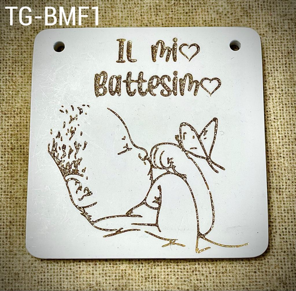 TARGA GRANDE - il mio battesimo