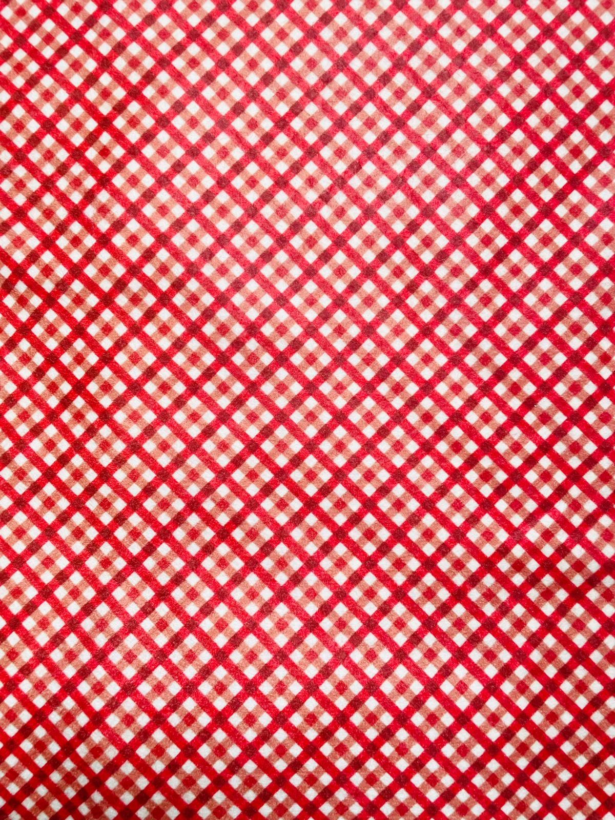 Pannolenci 50x40 cm Quadrettino Rossa