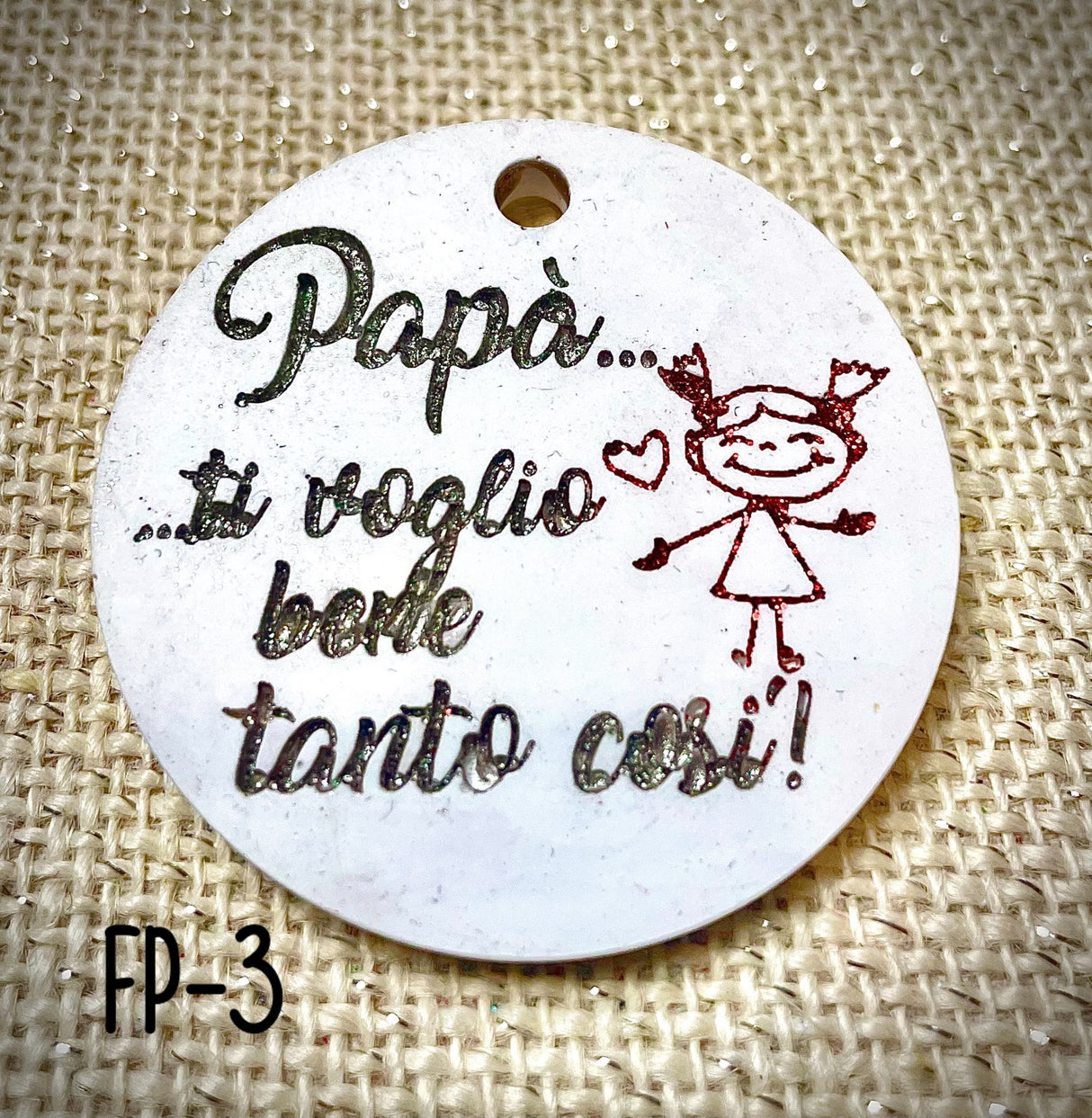 Tondo bimba-papà