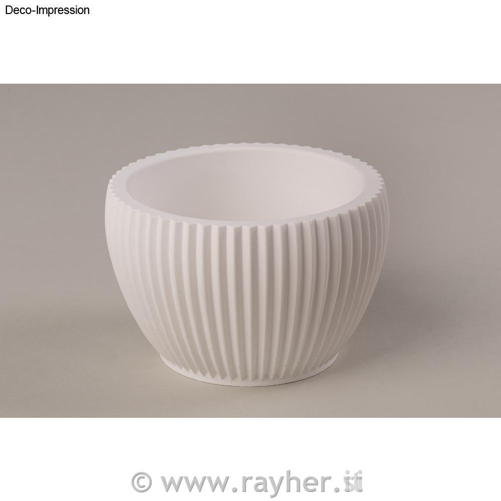 Stampo silicone per ciotola scanalata diam. 9 cm h.6 cm