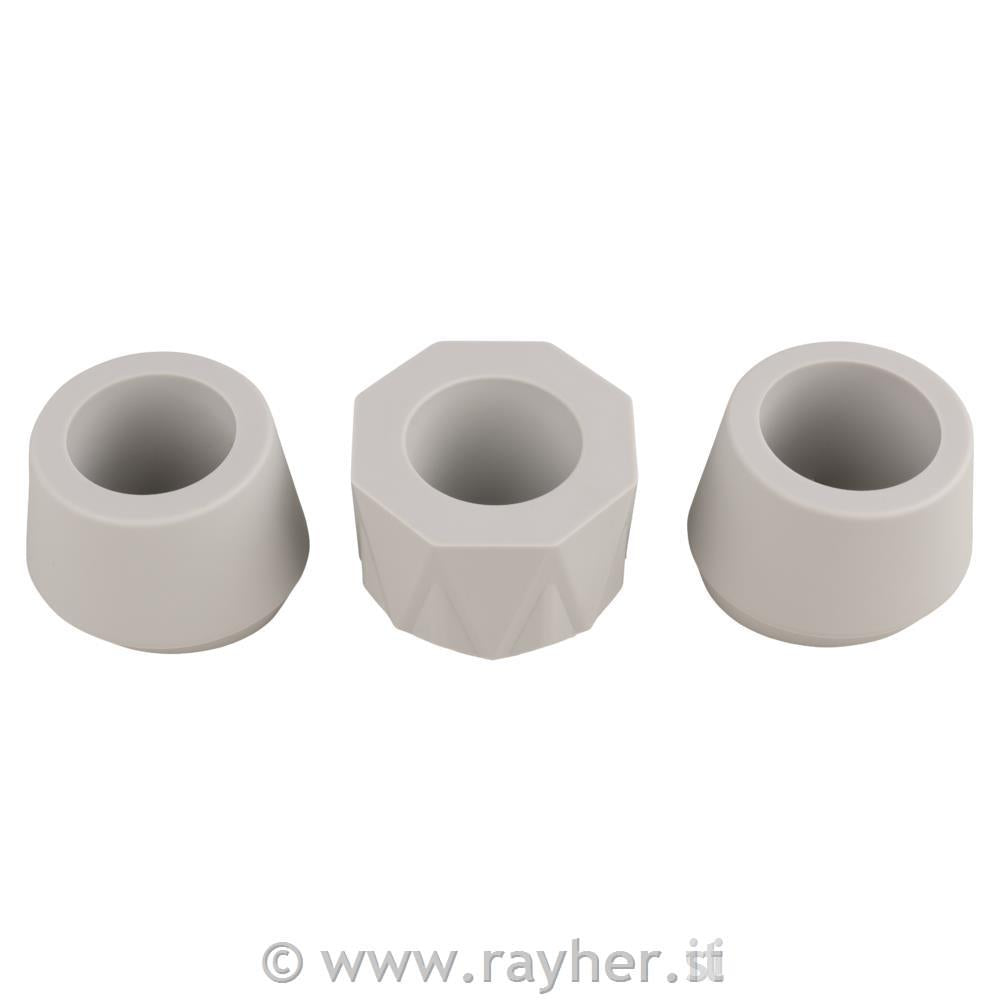 Stampo in silicone Vasi 3 disegni diam.7xh.5,5 cm