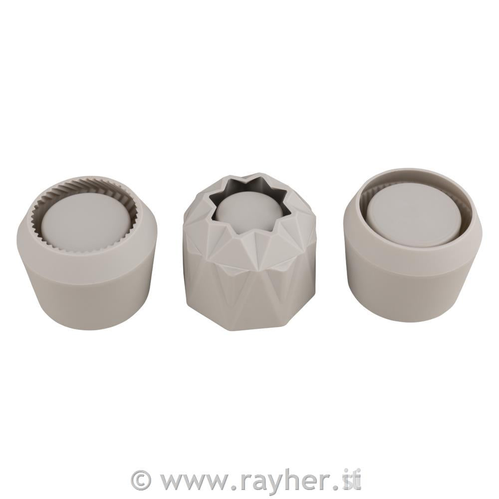 Stampo in silicone Vasi 3 disegni diam.7xh.5,5 cm