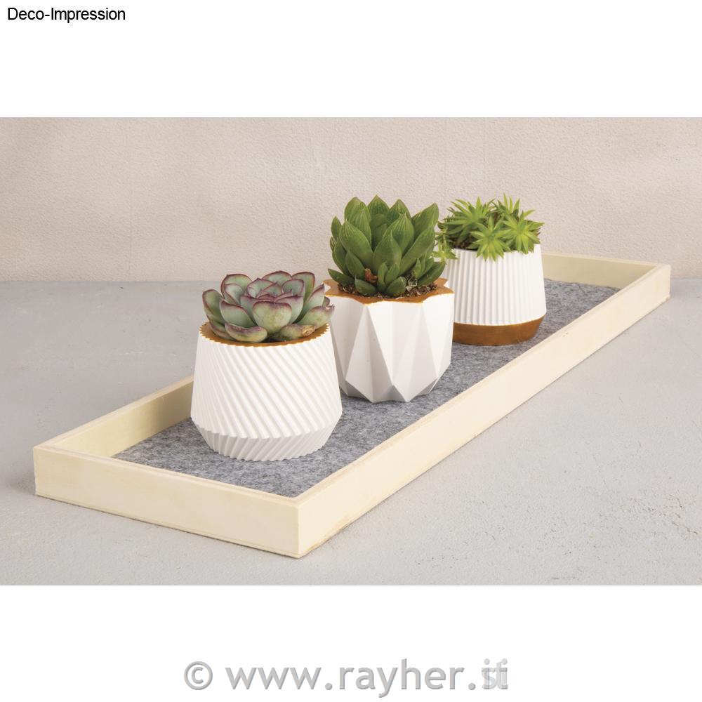 Stampo in silicone Vasi 3 disegni diam.7xh.5,5 cm