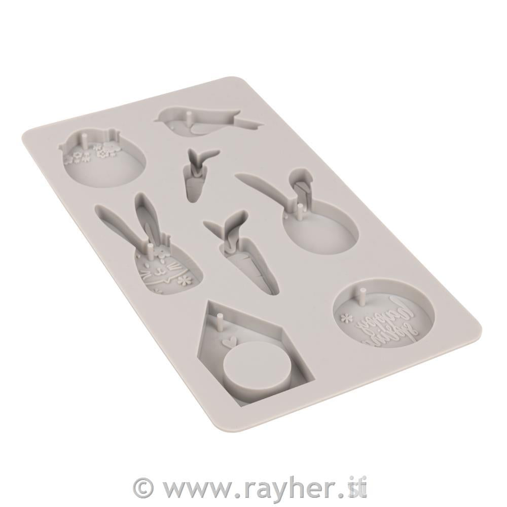 stampo in silicone "Happy Spring", 8 motivi