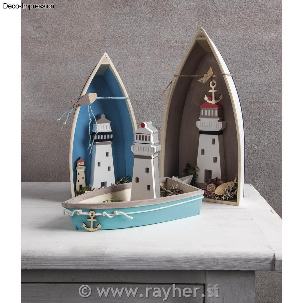 Set 3 Barche di legno