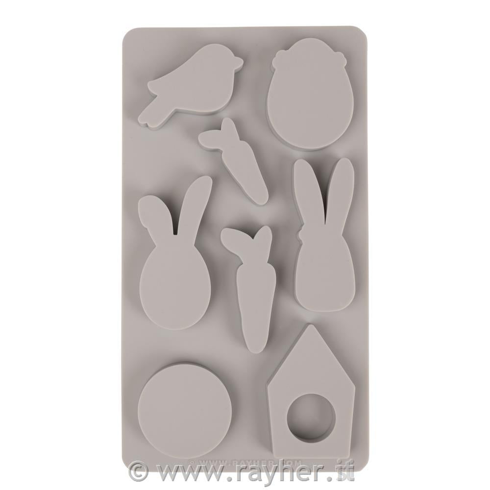 stampo in silicone "Happy Spring", 8 motivi
