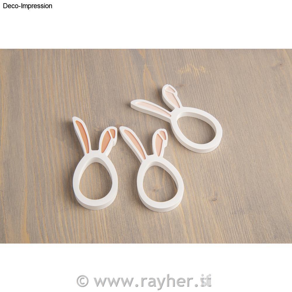 Stampo in silicone ciondolo, uova e conigli