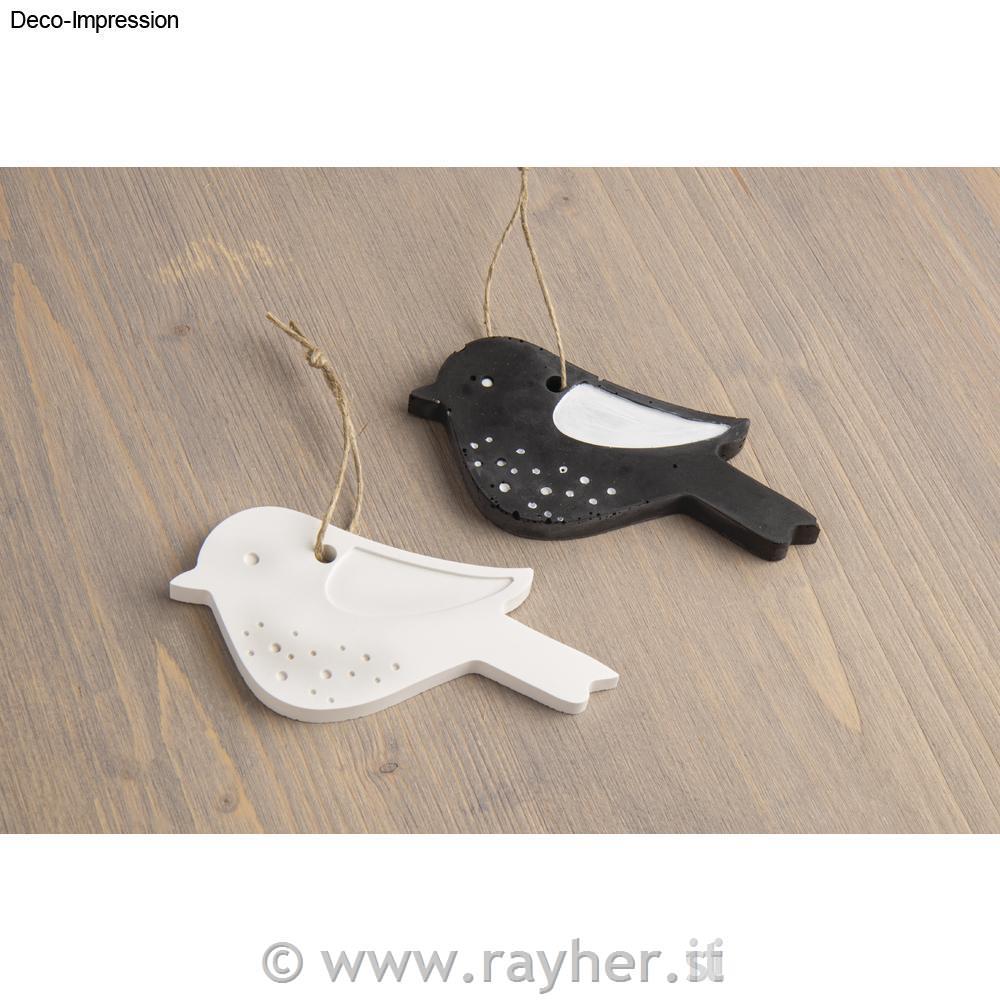 Stampo in silicone Casetta per uccellini+uccello