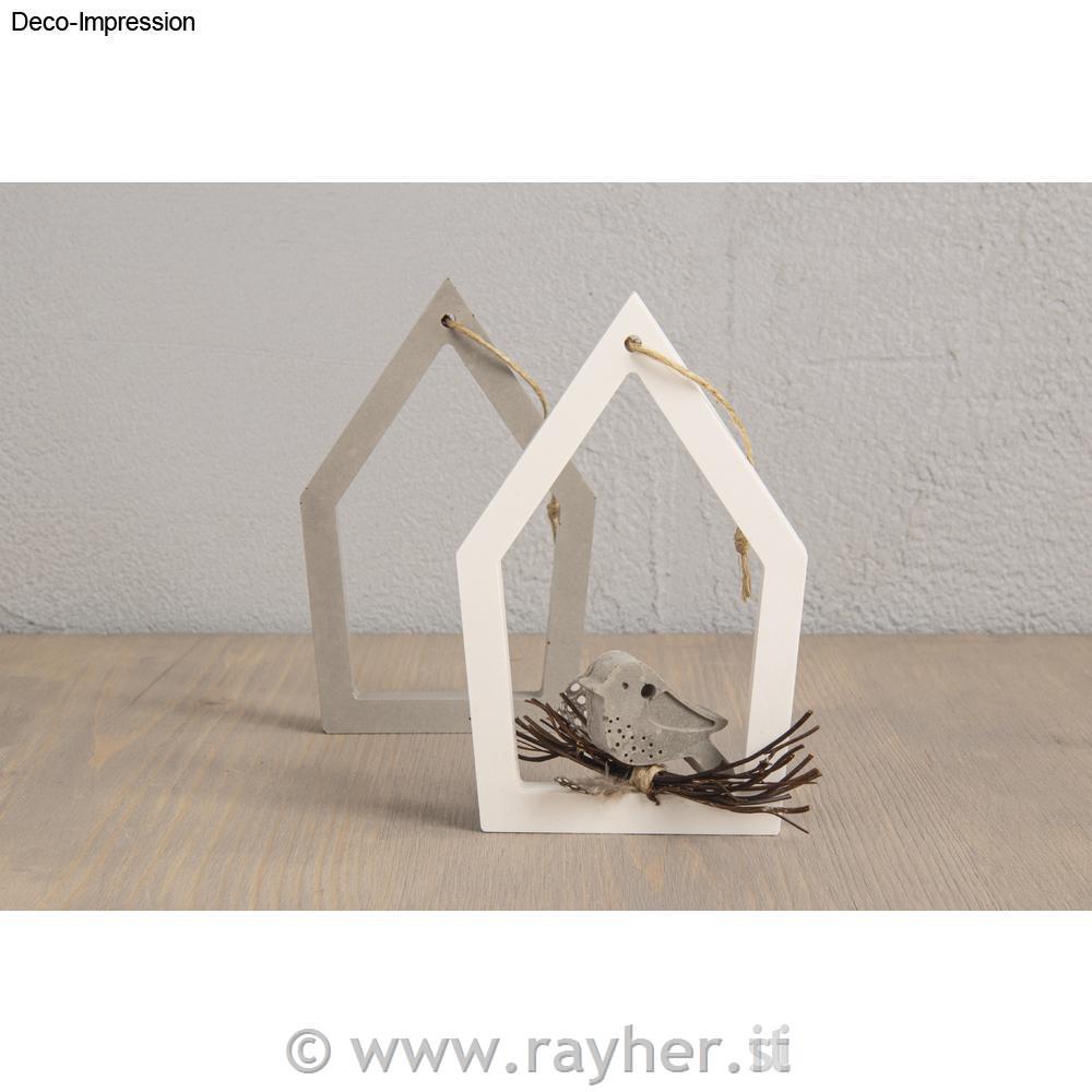 Stampo in silicone Casetta per uccellini+3 uccelli