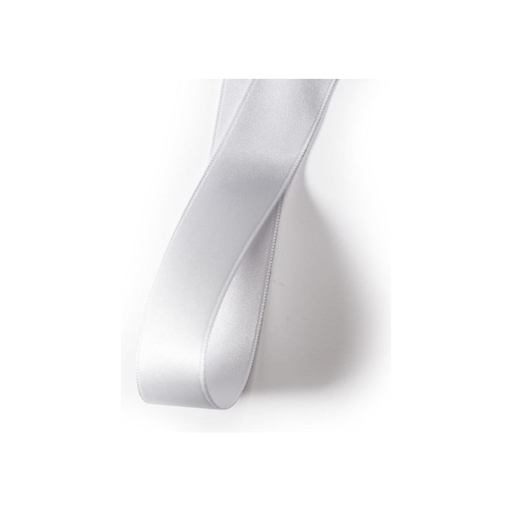 NASTRO DOPPIO RASO ITALIANO 3 MM - BIANCO LATTE