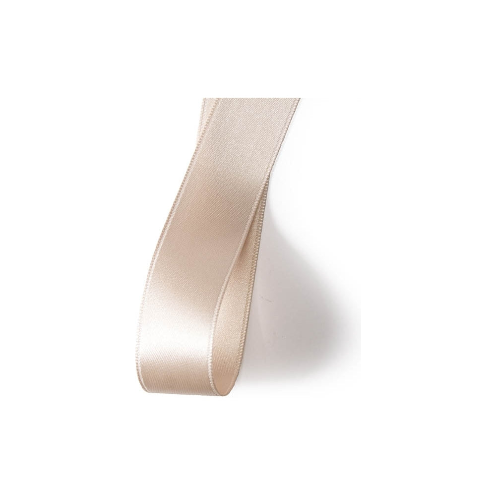 NASTRO DOPPIO RASO ITALIANO 3 MM - AVORIO