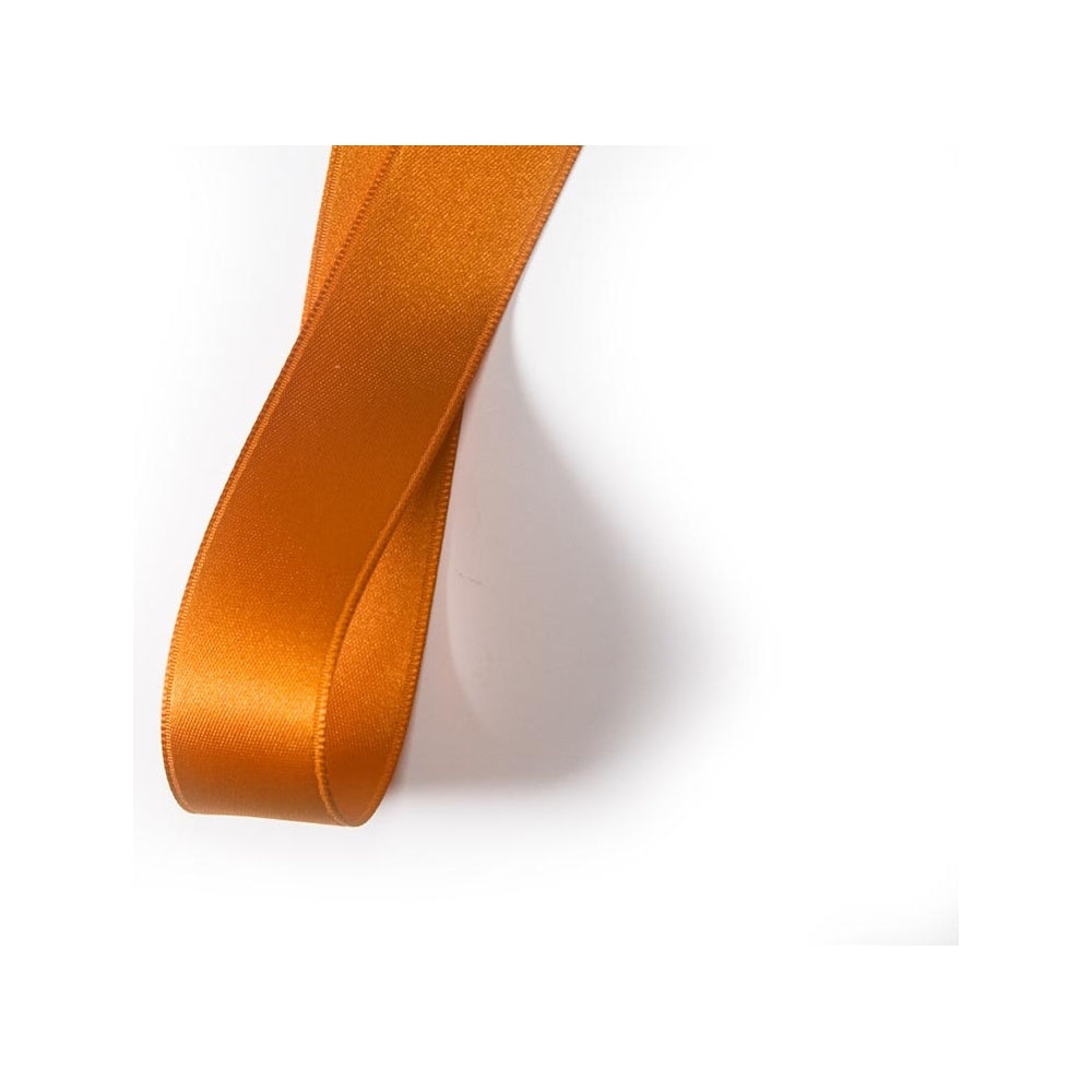 NASTRO DOPPIO RASO ITALIANO 3 MM - ARANCIONE