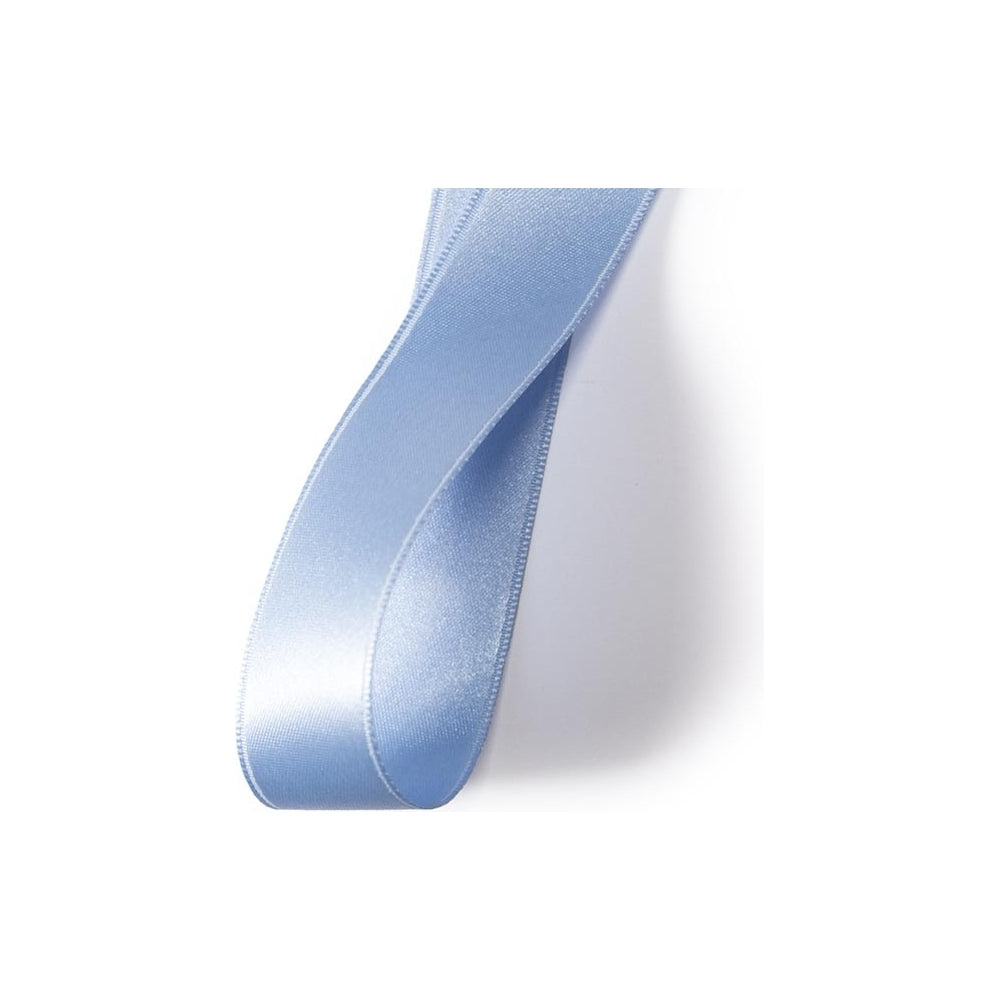 NASTRO DOPPIO RASO ITALIANO 3 MM - AZZURRO BABY