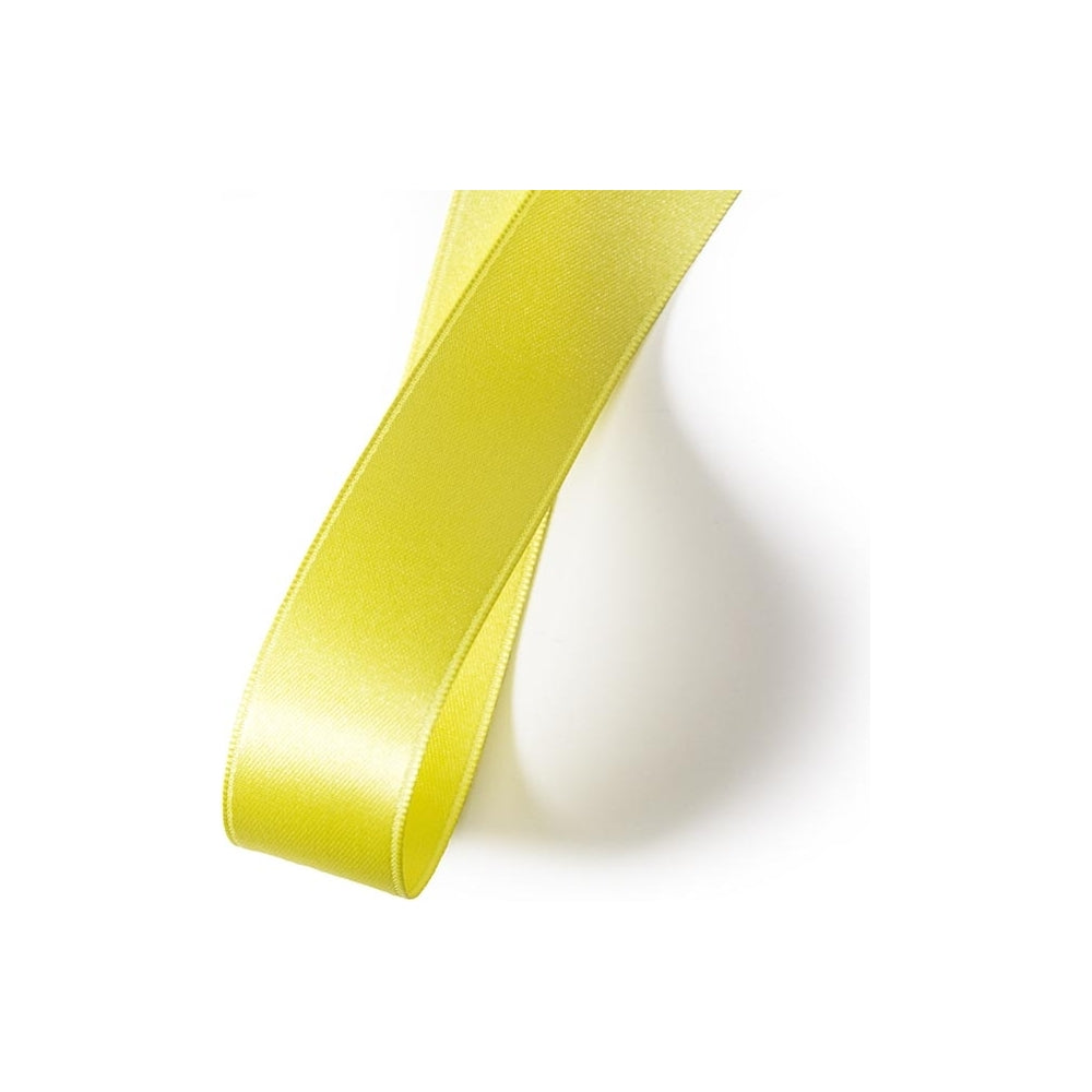 NASTRO DOPPIO RASO ITALIANO 3 MM - GIALLO