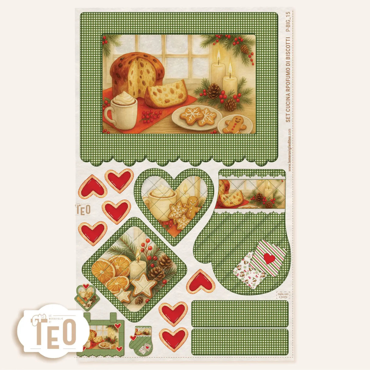 P-Big -15 Set Cucina “Profumo di Biscotti”