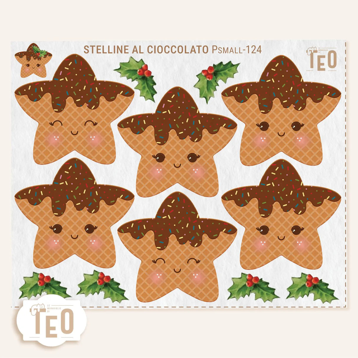 P-Small-124 Stelline Al Cioccolato