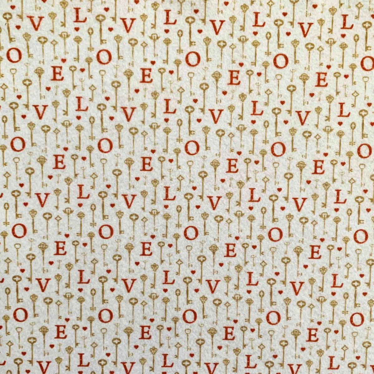 Pannolenci Love e Chiavi - 50x40 cm