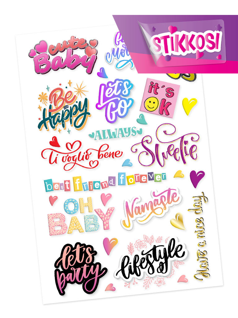 STIKKOSI SMALL • Pensieri e Parole