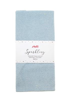 TESSUTO SPARKLING 50X65CM - azzurro